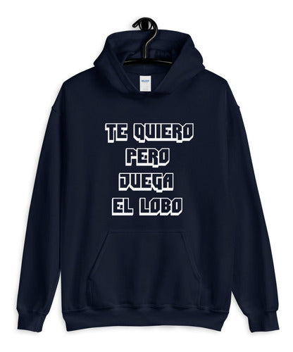 Entretiempo Store Buzo Canguro Gimnasia Te Quiero Pero Juega El Lobo 0