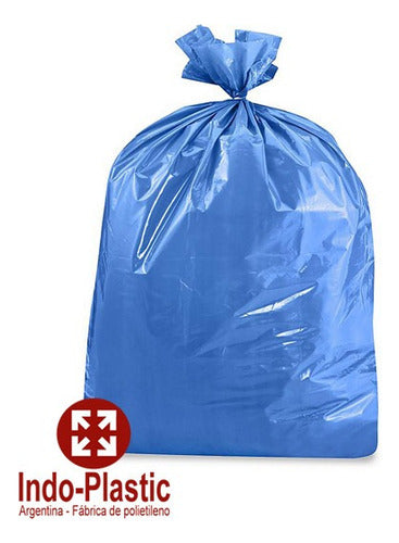 Indo-Plastic Blue Waste Bags 90x120 45 Microns X100 Units 1