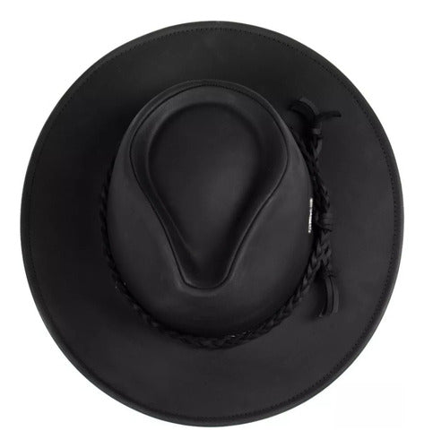 Australian Lagomarsino Waxed Leather Hat 6