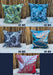 El Che Almohadón Pack of 5 Cushions 40x40cm, 3 Fabric and 2 Leaf Combo 4