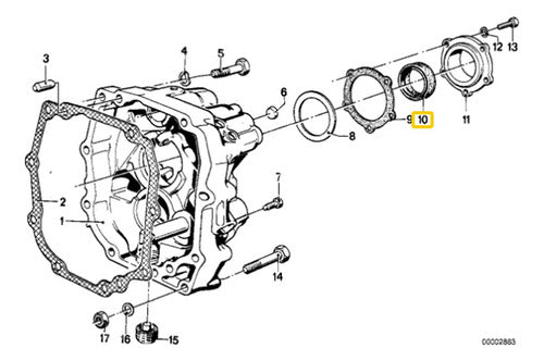 Elring Retainer for BMW Series 7 E32 1985-1994 3