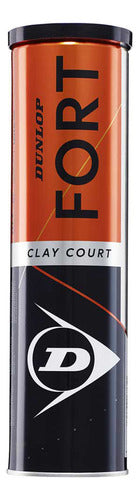 Pelota De Tenis Fort Clay Dunlop Calidad Premium Trex 2