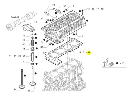 Junta Cabeçote Motor Original Iveco Daily 504093501 1