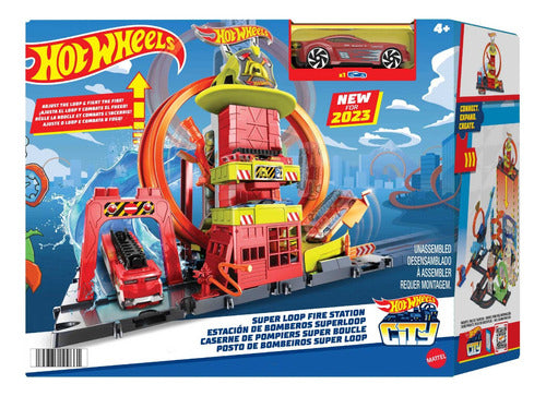 Hot Wheels - Pista City Super Fire Station - Hkx41 5