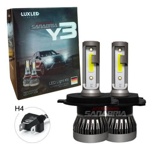 LED Cree High and Low Beam H4 Headlights Kit for Kia Picanto 0