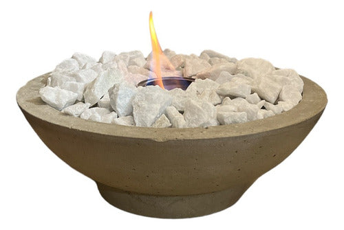 Cement Fire Pit - Bioethanol or Alcohol - Infinite Cauldron 0