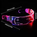 LED Robot Iron Anteojo Bright Glasses Premium Future Show X6 3