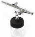 Hobbykits Dual Action Gravity Feed Airbrush with Side Suction Glass Jar 0