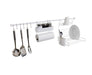 Metaltru Foldable Aerial Kitchen Drainer Set with Hanging Bar 0