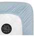 Sweet Jojo Designs Slate Blue Boy Sábana Ajustable Para Cuna 4