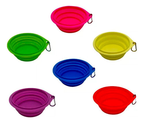 Mondo Cane Portable Large Foldable Silicone Water and Food Bowl 4