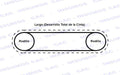 Cinta Para Correr O Caminar Repuesto 2 Telas 340x2000mm 4