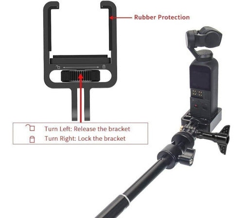 Trípode Expansible Smatree Selfie P/cámaras Osmo/gopro Hero 1