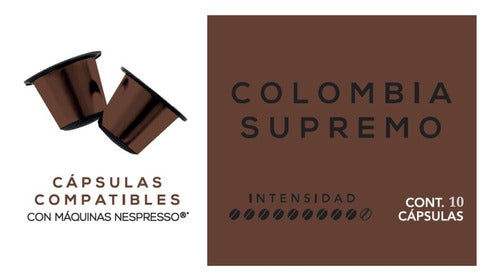 Cápsulas Compatible C/ Nespresso Colombia Supremo La Fazenda 2