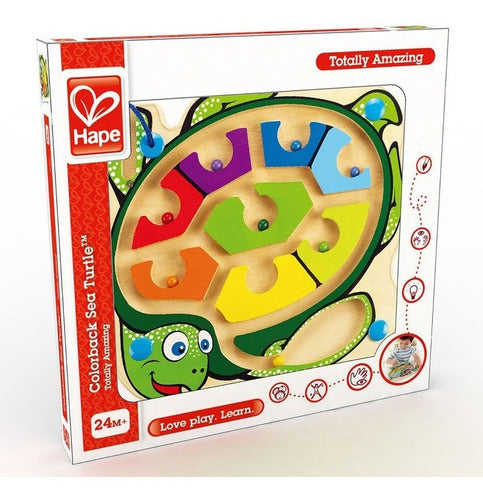 Hape Magnetic Colorful Turtle Labyrinth 1705 - Pido Gancho 0