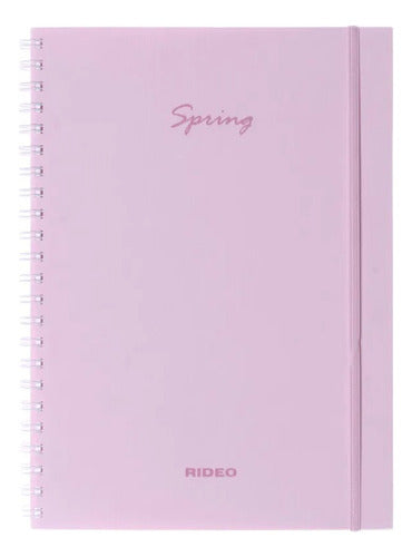 Rideo Spring A4 120 Sheets Ruled Notebook 0