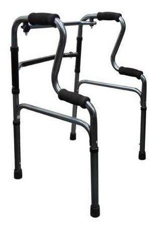 Imported Model Aluminum Folding Walker with Double Grip for Heavyweight Support 0