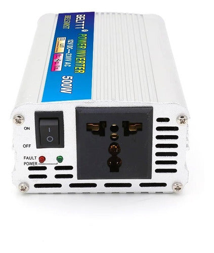 Belttt Inversor Conversor 12V A 220V 500W Pico 1000W Corriente 0