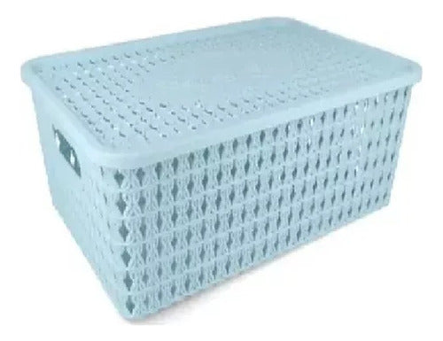 TOH Rectangular Storage Basket with Lid 5