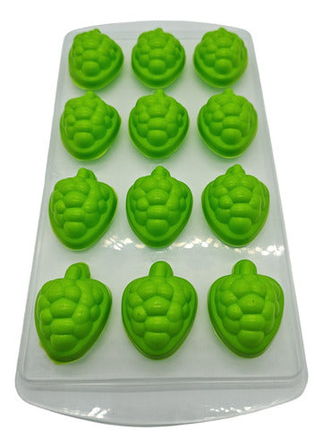 Tienda Almar Raspberry Shaped Silicone Ice Cube Tray - 12 Ice Cubes 5