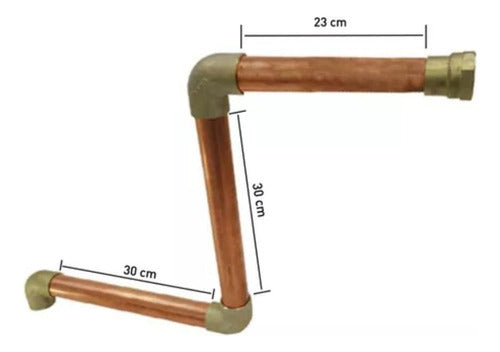 Kit Instalação 2'' Para Sauna Á Vapor 15kw 18kw 24kw E 27 Kw 1