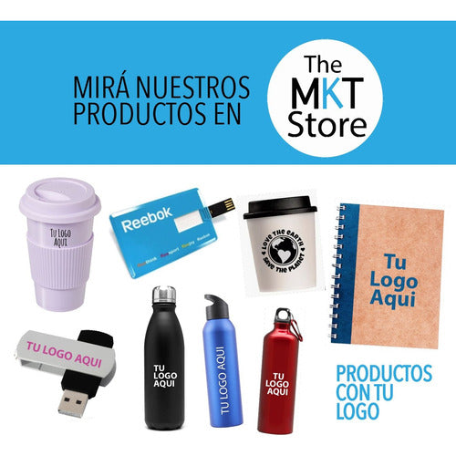 The MKT Store - Personalized Sports Water Bottle with Logo - Immediate Delivery! 1