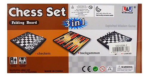 World Tech Ajedrez + Checkers + Backgammon 3en1 1