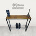 Industrial Style Entryway Console Table 2