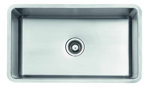 Aqualia Kitchen Sink Stainless Steel Simple 76.2x45.7x23cm Under-Mount 0