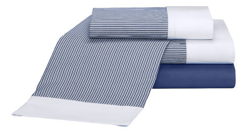 Cannon Fieldcrest 2½ Queen Size 100% Cotton Sheet Set 54