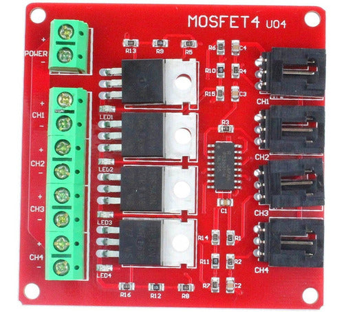 Módulo De Interruptor Mosfet De 4 Canales Noyito Módulo De A 5