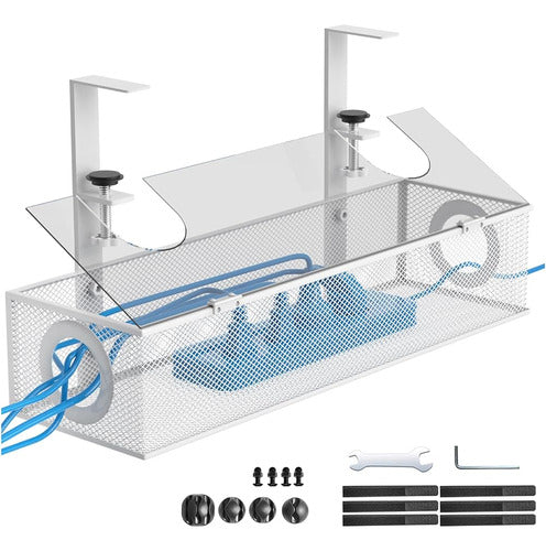 Bandeja De Administración De Cables Debajo Del Escritorio Si 0