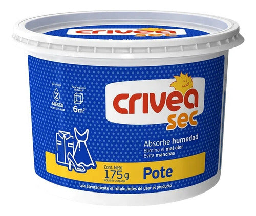 Crivea Humidity Absorber Pot + Refill 175g 1