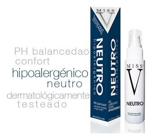 Miss V Neutro Hypoallergenic Lubricating Gel 50ml 0