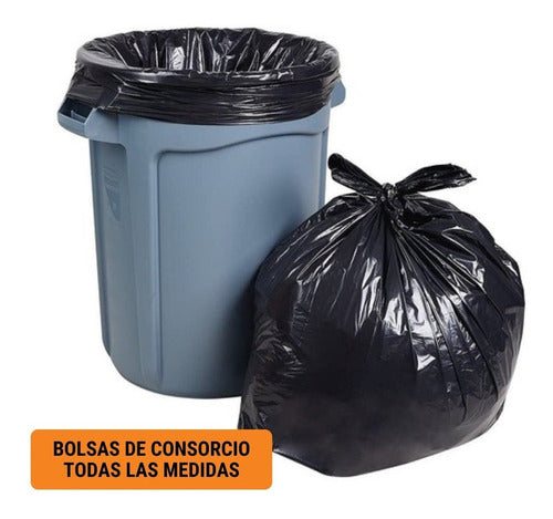 SuperMayorista Garbage Bags Consortium Black 80x130/70 Pack of 50 1