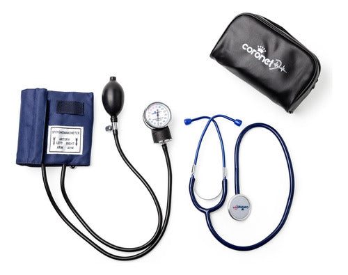 Coronet Aneroide Sphygmomanometer with Stethoscope 0