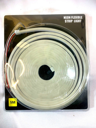 Tira Cable Luz Continua Tipo Neon 12v 40w 5m Blanco Auto R2 0