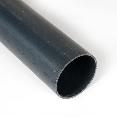Tuboforte Gray PVC Pipe 110mm K10 Reinforced x 6m 5.3mm Thick 0