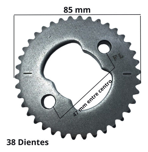 Corona Arbol De Leva Motomel Rider 250 1