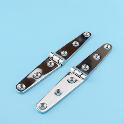 316 Stainless Steel 2pcs 6 Inch Marine Hinge Strap 2