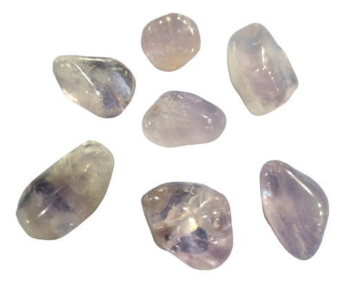 LeHaim Set of Premium Quality Rolled Natural Amethyst Stones 0