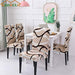 Hzdhclh - Pack of 4 Dining Chair Covers, Stretchable and Removable 2