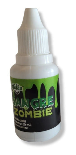 Pintafan Sangre Zombie Verde 20 Ml Hipoalergénico Lavable 0