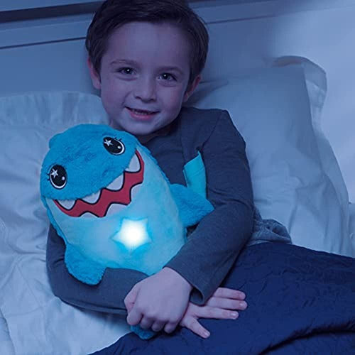 Ontel Star Belly Dream Lites, Stuffed Animal Night Light & Star Projector - Snuggly Blue Shark 4