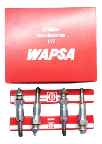 Wapsa 4 Glow Plugs for Saveiro 1.9 032 0