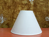 White Conical Floor Lamp Shade 10-25/16 cm Height Pr 5