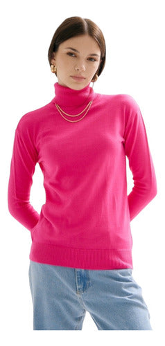 Warm and Comfortable Stretchy Bremer Women's Turtleneck in Various Colors 2