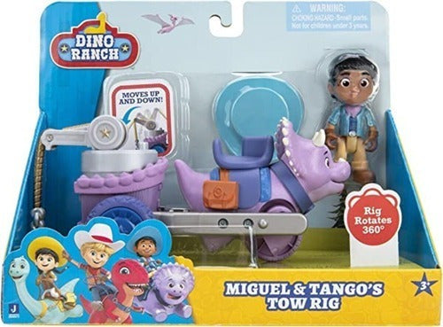 Muñeco Figura Dino Ranch - Miguel Y Tango Tow Rig 0