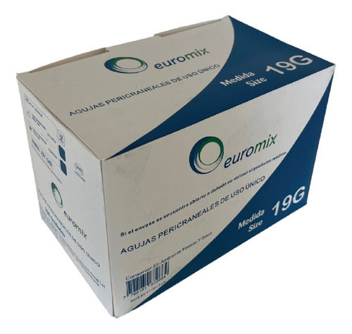 Euromix 100 Butterfly Needle Pericraneal 19 G 1