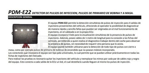 PDM Injector Pulse Detector with 4 Injector Outputs E22 PDM 2